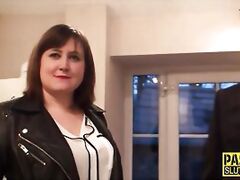 Real fat brit pounded