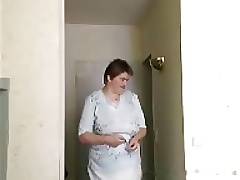 Fat Ugly Mature fucked hard by young man